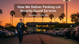 How We Deliver Parking Lot Security Guard Services in Southern California