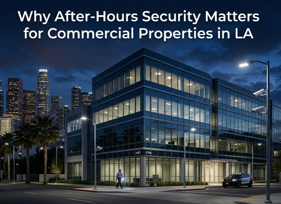 Why After-Hours Security Matters for Commercial Properties in LA